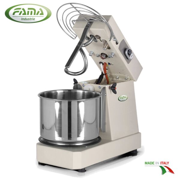 Impastatrice a spirale a testa alzabile Fama Industrie da 5 kg FIA7M - immagine 2
