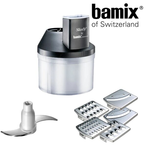SliceSy Bamix per grattugiare e tagliare a julienne nero BX 1500.003 - immagine 2