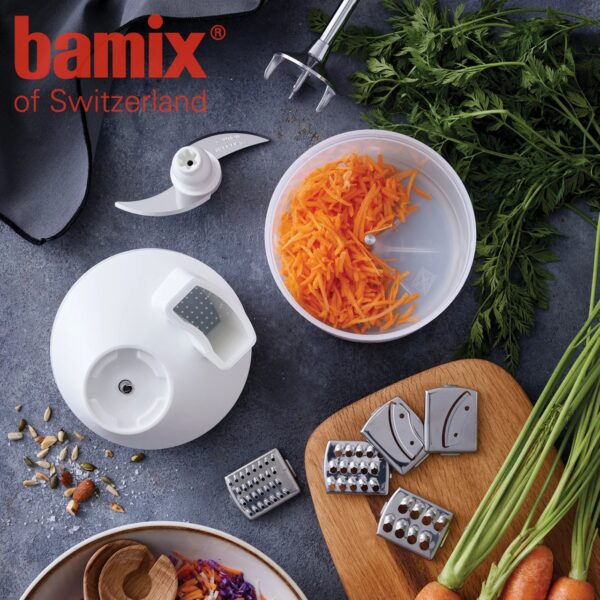 SliceSy Bamix per grattugiare e tagliare a julienne nero BX 1500.003 - immagine 4
