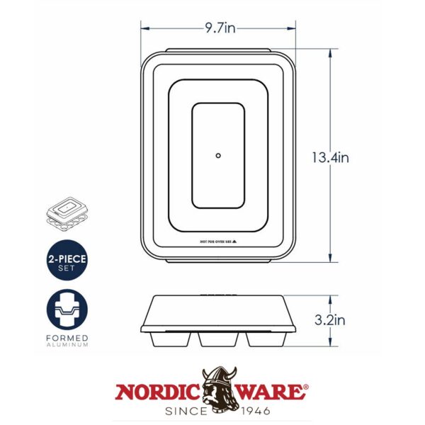 Stampo per 12 muffin con coperchio Nordic Ware NW 45593 - immagine 7