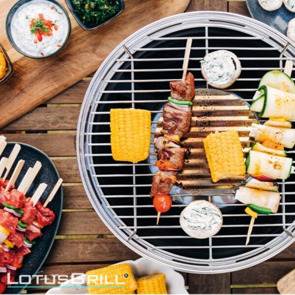 Barbecue portatile ibrido da esterno Lotus Grill LG-G34-H - immagine 5