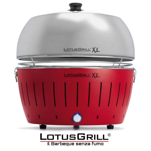 Cappa in acciaio inox e vetro LotusGrill XL LG COP SG 435 - immagine 3