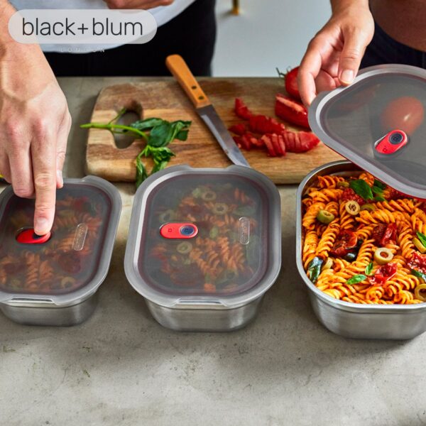 Set 3 Lunch Box multifunzione Black+Blum FBSSBX-017FR - immagine 7