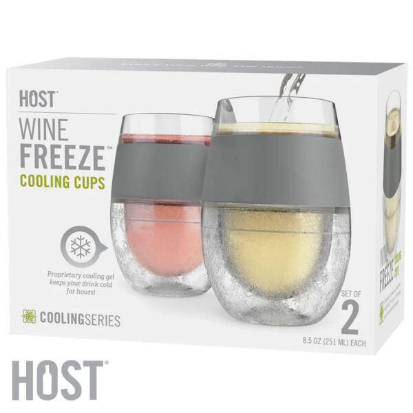Set 2 bicchieri universali Freeze Host HO2962 - immagine 4