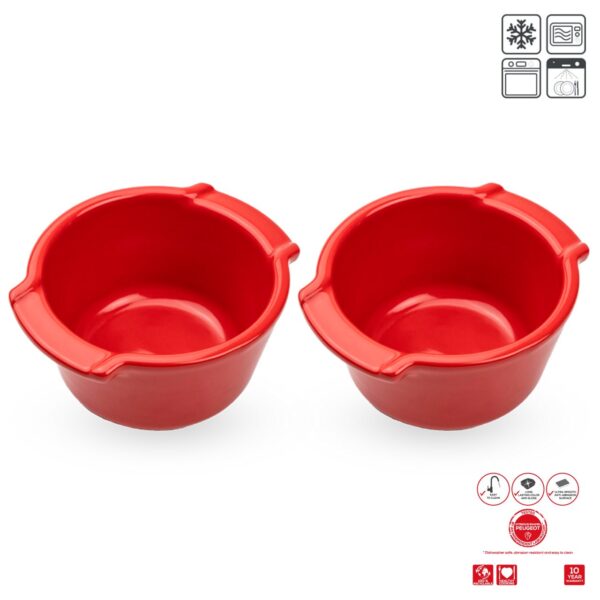Set Ramequins Duos Peugeot Appolia 11 cm PSP61