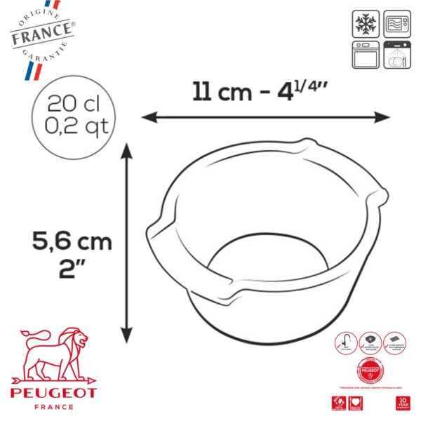 Set Ramequins Duos Peugeot Appolia 11 cm PSP61 - immagine 4
