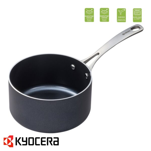 Casseruola Kyocera con rivestimento in ceramica con coperchio CSP0 - immagine 3