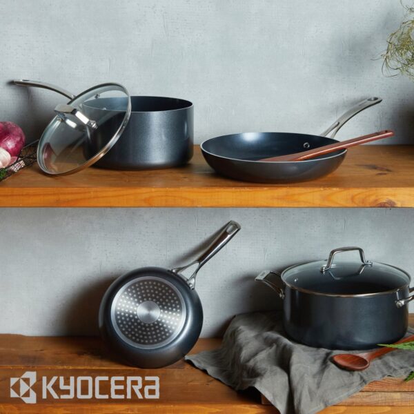 Casseruola Kyocera con rivestimento in ceramica con coperchio CSP0 - immagine 5