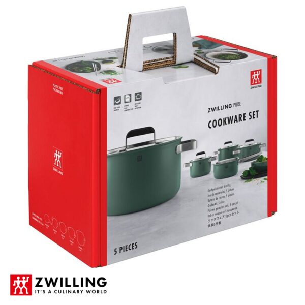 Set di pentole e padelle Zwilling Pure 5 pezzi 10288 - immagine 9