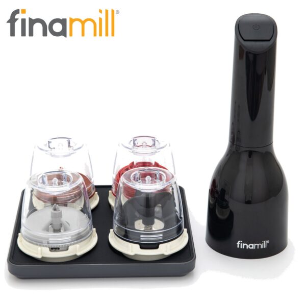 Macina spezie elettrico Finamill BBQ Set FNM GP180132-1111MIB - immagine 3