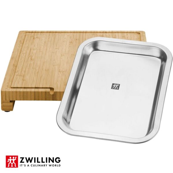 Tagliere in bambù con vassoio Zwilling BBQ 1011175 - immagine 4