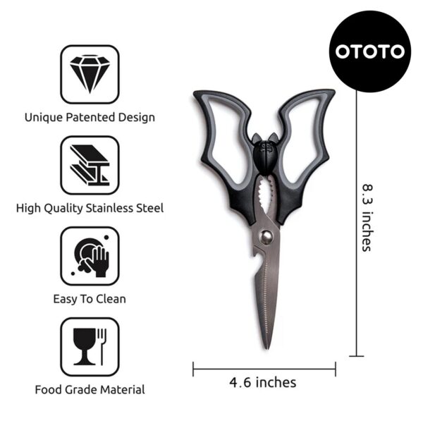 Forbici multifunzione da cucina Ototo Elizabat OT-022 - immagine 10