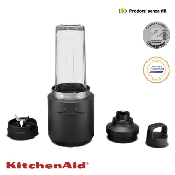 Personal blender senza fili KitchenAid Go 5KSBR256BM - immagine 3