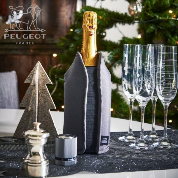 Set Bubbles Peugeot guaina rinfrescante e tappo per Champagne PSP220396 - immagine 6