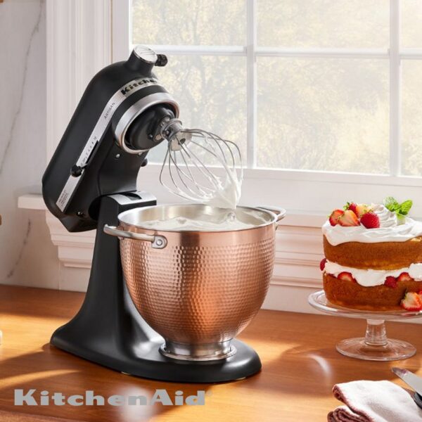 Ciotola KitchenAid 4,7L in rame martellato con interno inox 5KSM5SSBCB - immagine 4