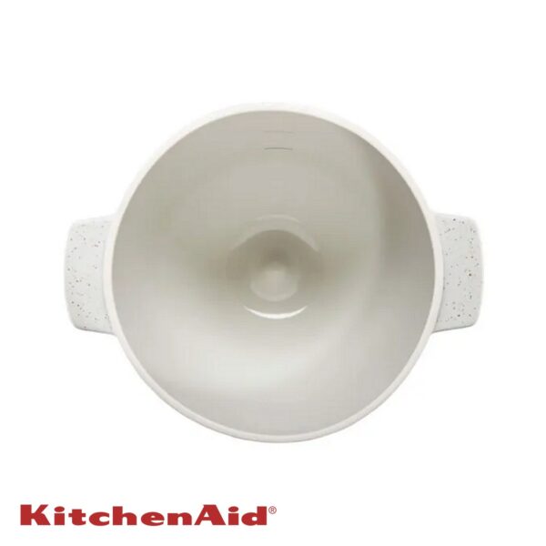 Ciotola in ceramica KitchenAid per pane con coperchio 4,7L 5KSM2CB5BGS - immagine 3