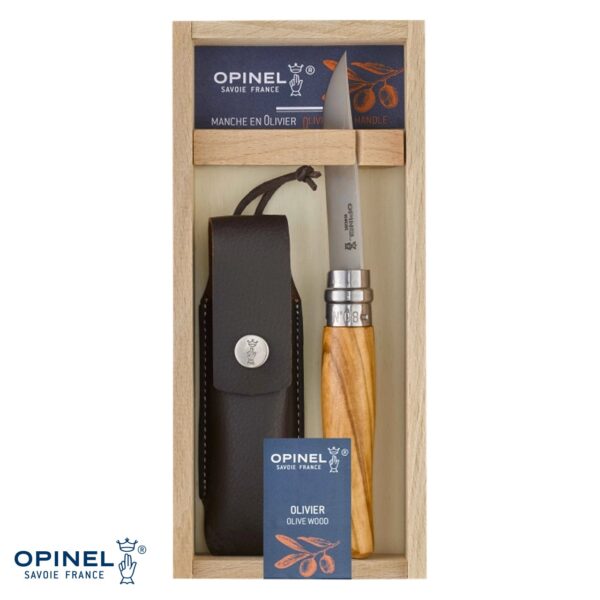 Box Opinel N°8 Ulivo con fodero O-WB1004 - immagine 2