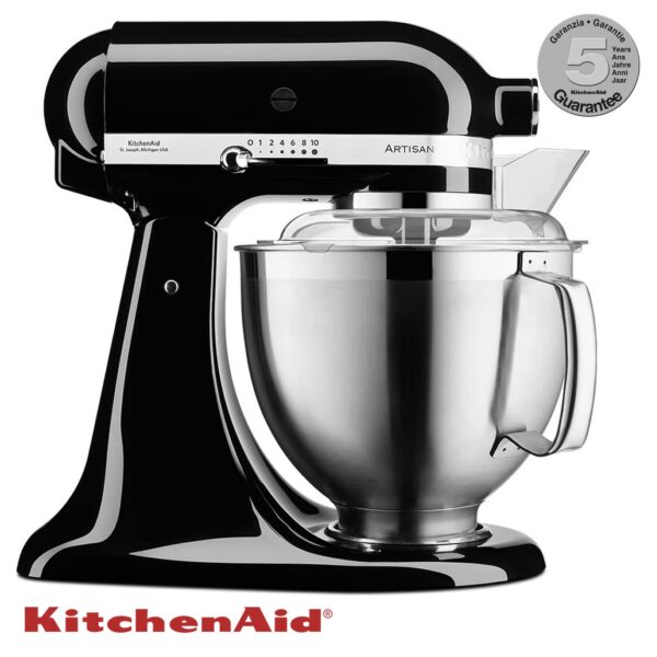 Planetaria KitchenAid  Artisan Premium testa reclinabile 4,8L 5KSM185PSE - immagine 2