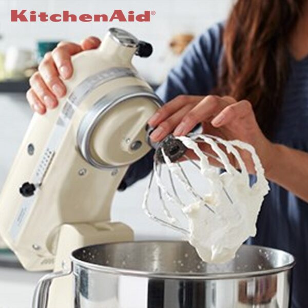 Planetaria KitchenAid  Artisan Premium testa reclinabile 4,8L 5KSM185PSE - immagine 8