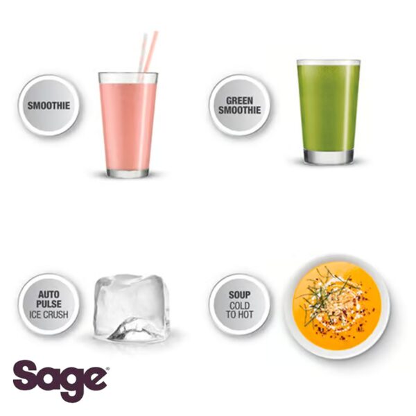 Sage frullatore The Q smoked SBL820SHY2EEU1 - immagine 4