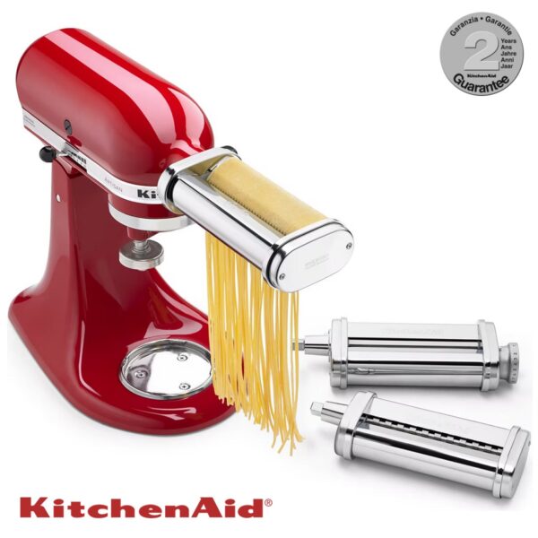 KitchenAid set 3 pezzi tagliapasta e sfogliatrice per planetaria 5KSMPRA - immagine 2