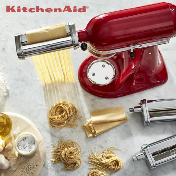 KitchenAid set 3 pezzi tagliapasta e sfogliatrice per planetaria 5KSMPRA - immagine 7