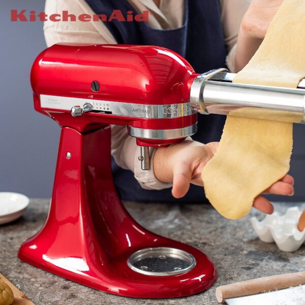 KitchenAid set 3 pezzi tagliapasta e sfogliatrice per planetaria 5KSMPRA - immagine 9