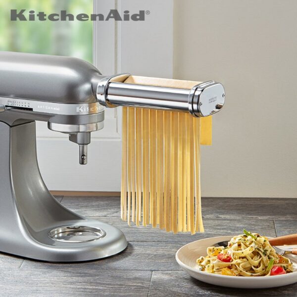 KitchenAid set 3 pezzi tagliapasta e sfogliatrice per planetaria 5KSMPRA - immagine 10