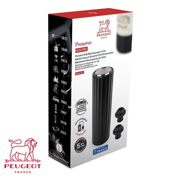 Preserve Electric ABS pompa conservazione vino Peugeot PSP210892 - immagine 5