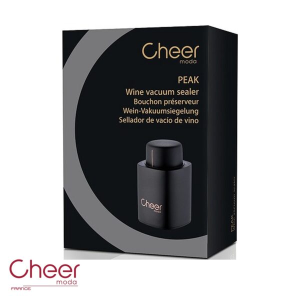 Peak tappo sottovuoto per vino Cheer Moda CH42858 - immagine 3