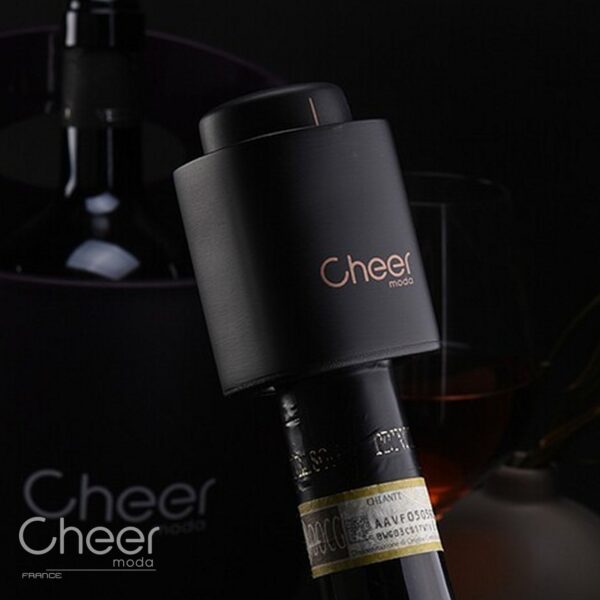 Peak tappo sottovuoto per vino Cheer Moda CH42858 - immagine 5