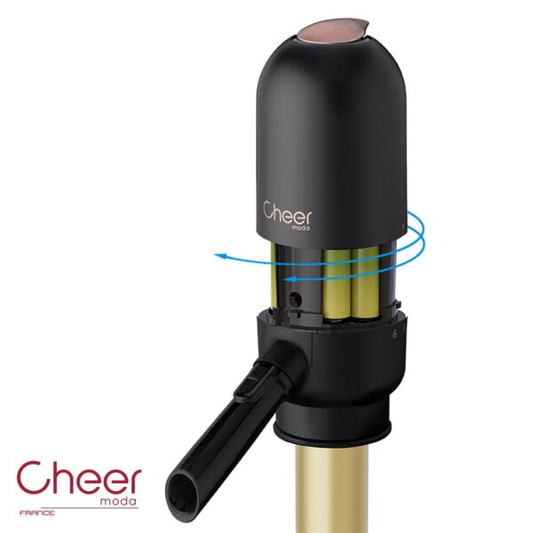 Pica aeratore e versatore elettrico per vini fermi Cheer Moda CH00438 - immagine 6