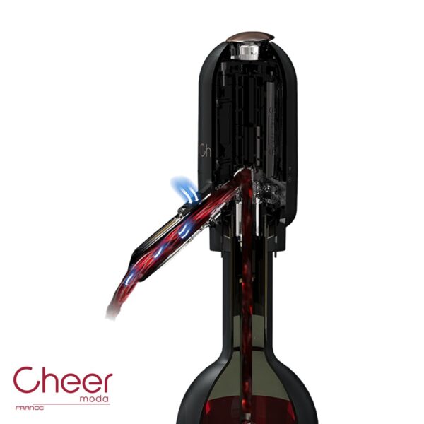Pica aeratore e versatore elettrico per vini fermi Cheer Moda CH00438 - immagine 7