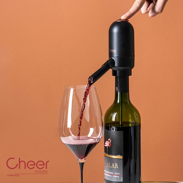 Pica aeratore e versatore elettrico per vini fermi Cheer Moda CH00438 - immagine 9