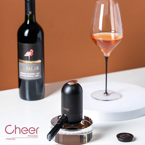 Pica aeratore e versatore elettrico per vini fermi Cheer Moda CH00438 - immagine 10