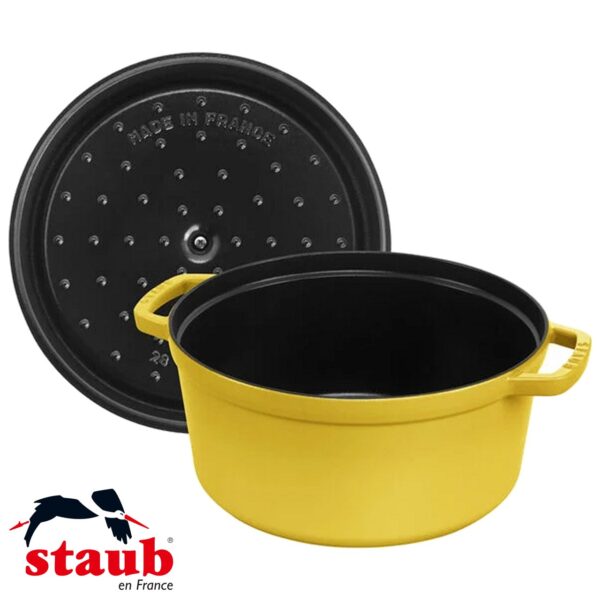 Cocotte rotonda Staub in ghisa 28 cm 40509-28 - immagine 4