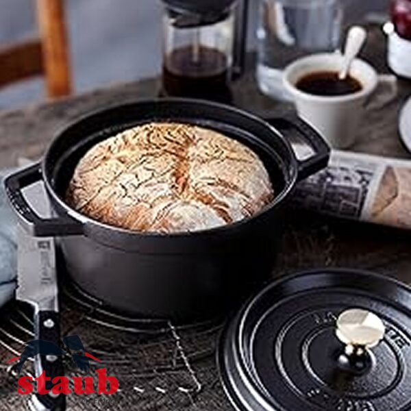 Cocotte rotonda Staub in ghisa 28 cm 40509-28 - immagine 12