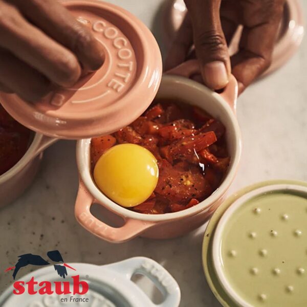 Mini cocotte Staub in ceramica set 6 pezzi colori misti 1011640 - immagine 9