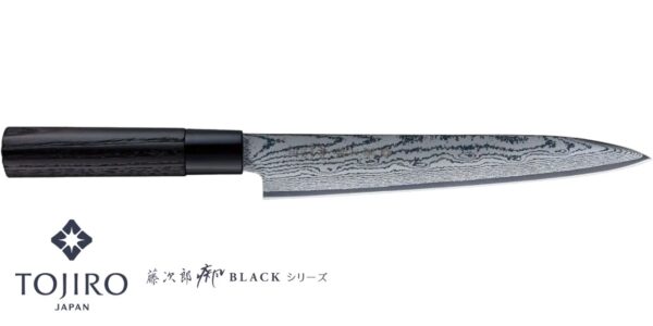 Coltello Slicer Tojiro serie Shippu Black 21 cm FD-1599 - immagine 2