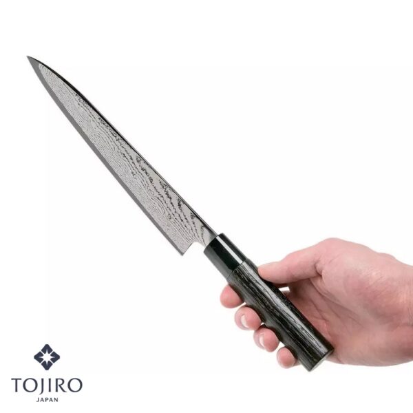 Coltello Slicer Tojiro serie Shippu Black 21 cm FD-1599 - immagine 4