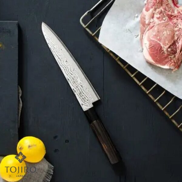 Coltello Slicer Tojiro serie Shippu Black 21 cm FD-1599 - immagine 6