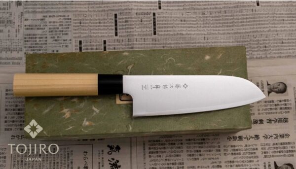 Coltello Santoku Tojiro Zen 16,5 cm FD-567 - immagine 7