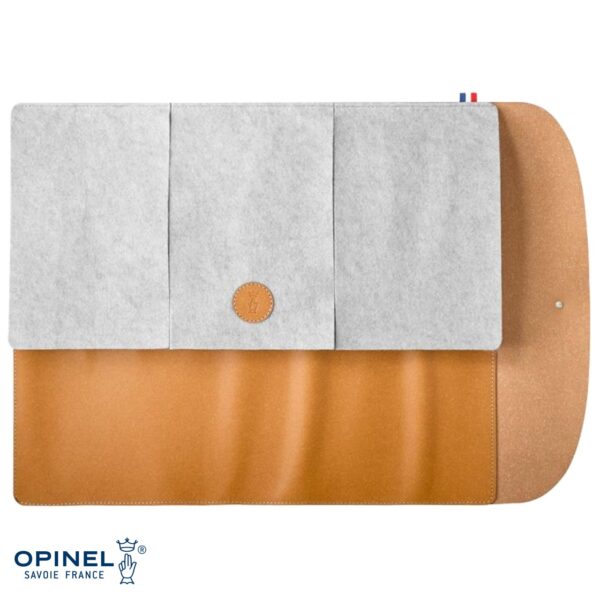 Rotolo portacoltelli Opinel per 8 coltelli da cucina O-3210 - immagine 3