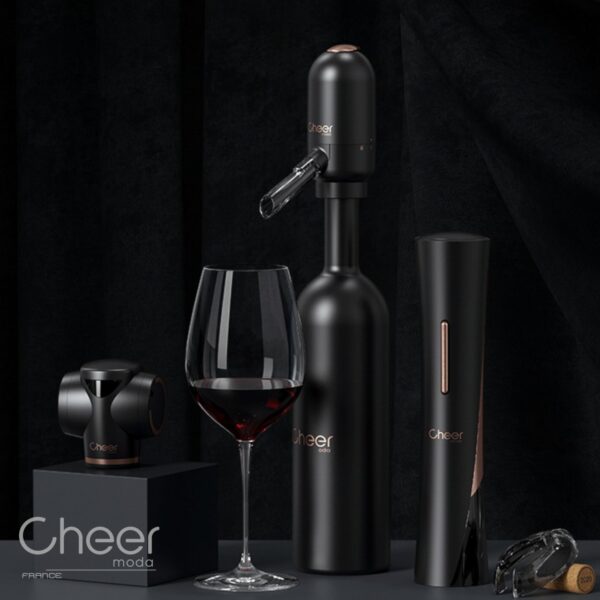 Matrix Set accessori elettrici a batteria per vino Cheer Moda CH43909 - immagine 3