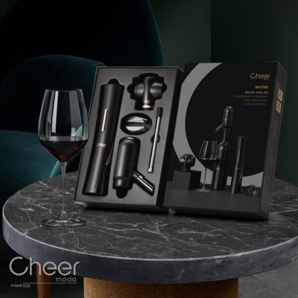 Matrix Set accessori elettrici a batteria per vino Cheer Moda CH43909 - immagine 4