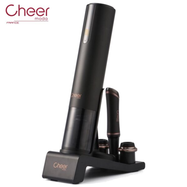 Sommelier Set accessori elettrici ricaricabili vino Cheer Moda CH68780 - immagine 3