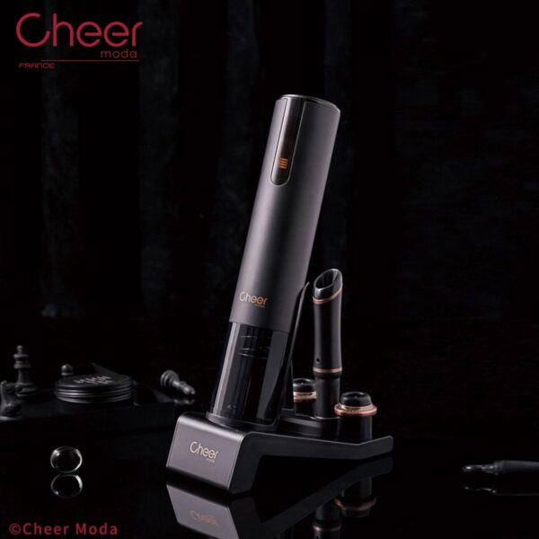 Sommelier Set accessori elettrici ricaricabili vino Cheer Moda CH68780 - immagine 7