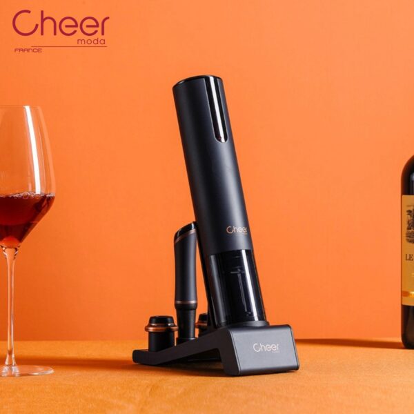 Sommelier Set accessori elettrici ricaricabili vino Cheer Moda CH68780 - immagine 8