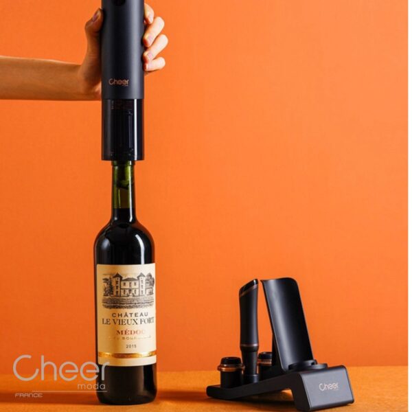 Sommelier Set accessori elettrici ricaricabili vino Cheer Moda CH68780 - immagine 9
