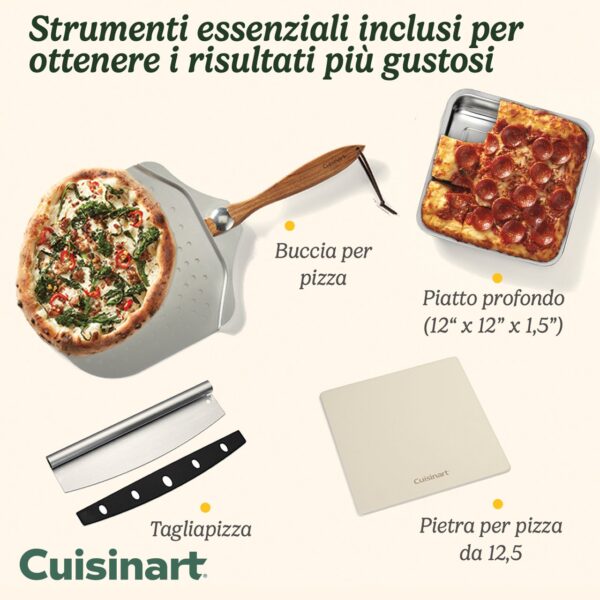 Forno pizza elettrico Cuisinart CPZ120E - immagine 4